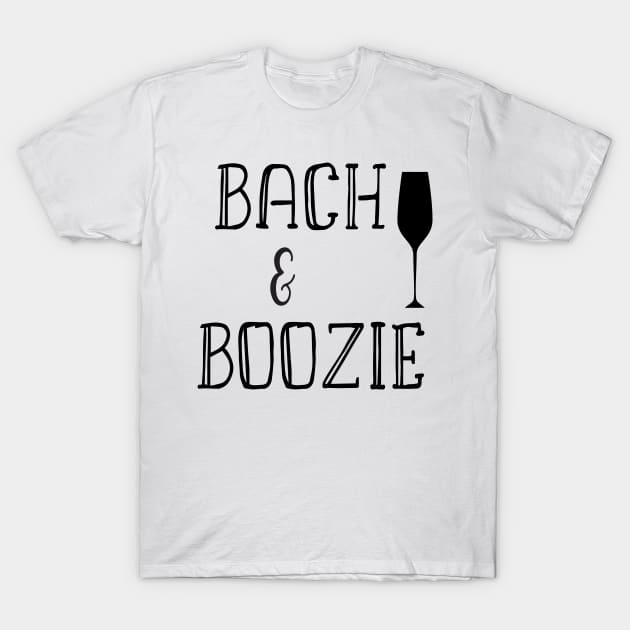 Bachelorette Party Squad - Bach Boozy Boozie Bride & Boujee T-Shirt by WassilArt